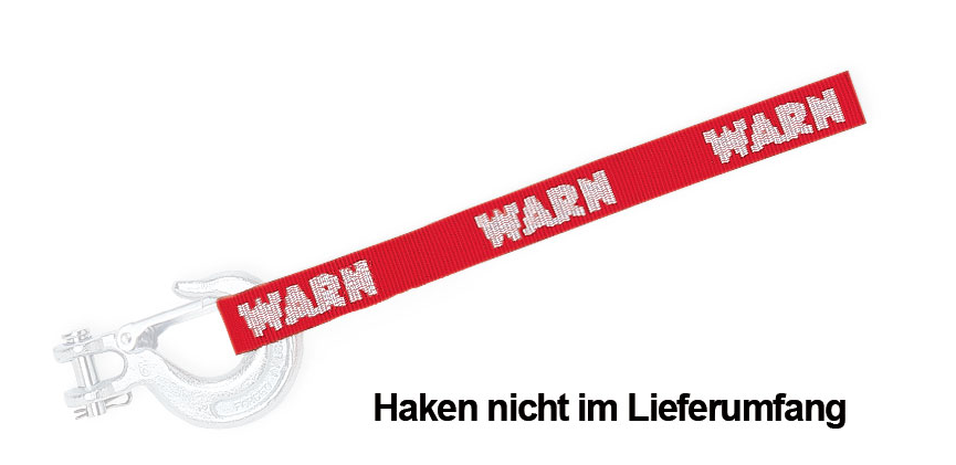 Warn Ausziehband Seilwindenhaken