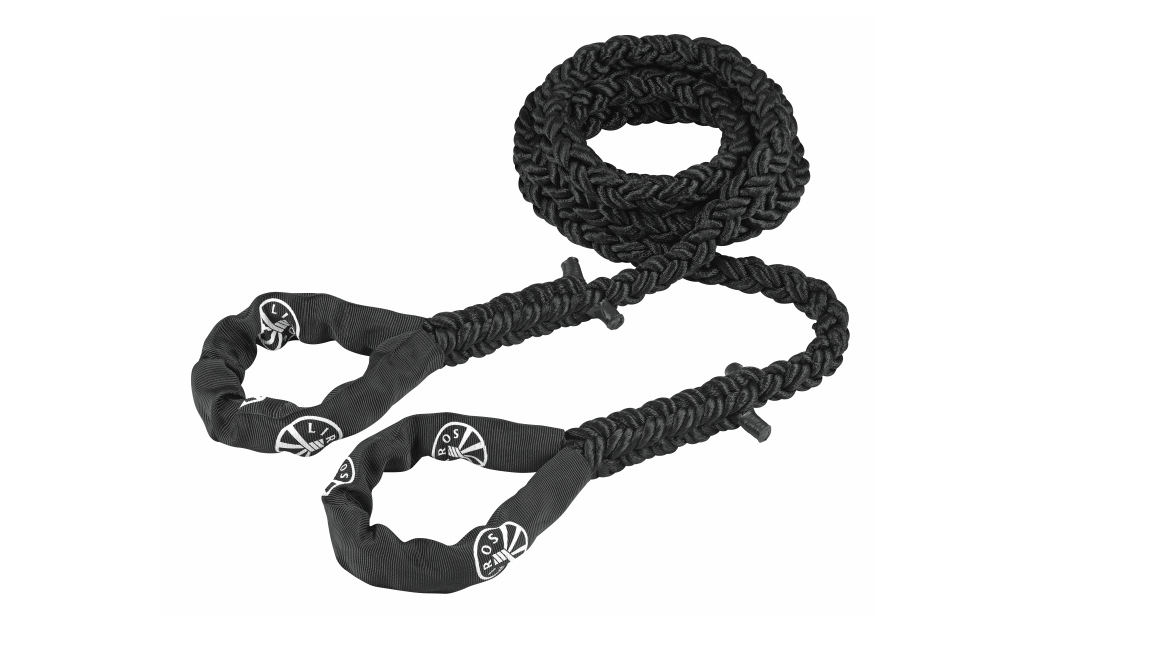 Liros recovery rope kinetic 9 m, 7.2 t WLL, 12 t BL black (currently only available in white)