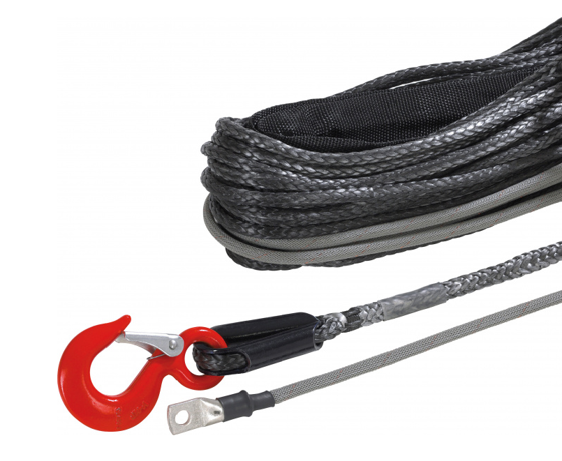 Liros Offroad Windenseil 28m x 10mm, 8,5t BL nur Kausche statt Haken - Sonderanfertigungx2