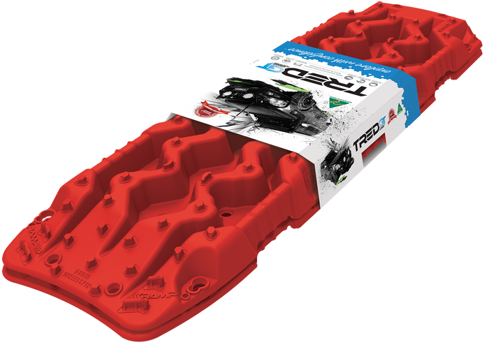 TRED GT Sandbretter (1 Paar) rot